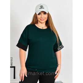 Спортивний костюм жіночий двунитка напівбатал 48,50,52,54 (5кв) "NOWEMBER" недорого від прямого постачальника