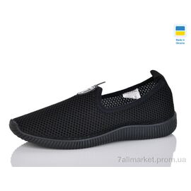 Фотография Слипоны женские тканевые Лето 20-12 чорний (8 пар р.36-41) "Lot Shoes" недорого оптом от прямого поставщика