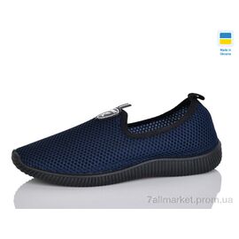Фотография Слипоны женские тканевые Лето 20-12 синій (8 пар р.36-41) "Lot Shoes" недорого оптом от прямого поставщика