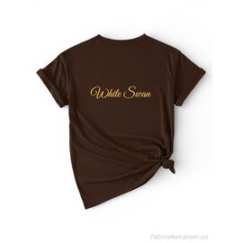 Футболка жіноча Літо 205 коричневий (5 шт. р.сіткаM-3XL) "Алия" недорого оптом від прямого постачальника
