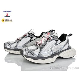 Фотография Кроссовки женские модные Весна/осень AD2301-1 grey (5 пар р.36-40) "Clibee-Doremi" недорого оптом от прямого поставщика