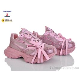 Фотография Кроссовки женские модные Весна/осень AD88713-1 pink (6 пар р.35-40) "Clibee-Doremi" недорого оптом от прямого поставщика