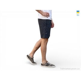 Фотография Шорты мужские Лето 1124 темно-сірий (4 шт. р.сетка M-2XL) "Sport style" недорого оптом от прямого поставщика