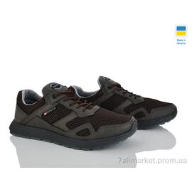 Кросівки чоловічі модні Весна/осінь SP2 коричневий (8 пар р.40-45) "Paolla" недорого оптом від прямого постачальника