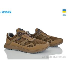 Кросівки чоловічі модні Весна/осінь Paolla Sport 2-3653 койот сітка (8 пар р.40-45) "Lvovbaza" недорого оптом від прямого постачальника