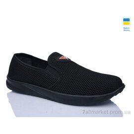 Фотография Слипоны мужские модные Лето 6-144 чорн (10 пар р.40-45) "DeMur" недорого оптом от прямого поставщика