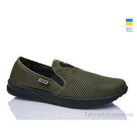 Фотография Слипоны мужские модные Лето 6-144 хакі (10 пар р.40-45) "DeMur" недорого оптом от прямого поставщика