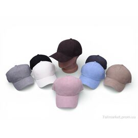 Кепка унісекс Літо BVH22505 мікровельвет на регуляторі mix (5 шт. р.сітка56-58) "Cheryagroup" недорого оптом від прямого постачальника