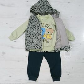 Костюм дитячий спортивний на хлопчика 3085 mint р.0.9-2 "MALIBU" недорого оптом від прямого постачальника