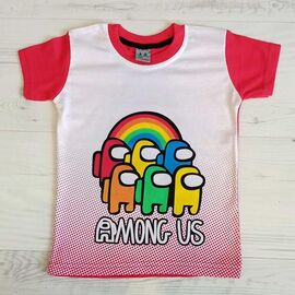 футболка дитяча на хлопчика MA709 red р.1-4 "MALIBU" недорого оптом від прямого постачальника