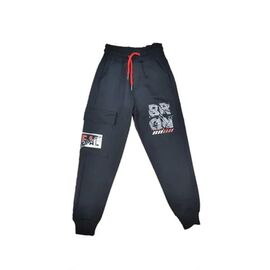 Штани дитячі спортивні на хлопчика 5082-1 black р.5-8 "MALIBU" недорого оптом від прямого постачальника