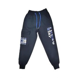 Штани дитячі спортивні на хлопчика 5083 navy р.9-12 "MALIBU" недорого оптом від прямого постачальника