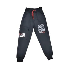 Штани дитячі спортивні на хлопчика 5084 black р.13-16 "MALIBU" недорого оптом від прямого постачальника