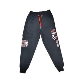 Штани дитячі спортивні на хлопчика 5084-1 black р.13-16 "MALIBU" недорого оптом від прямого постачальника