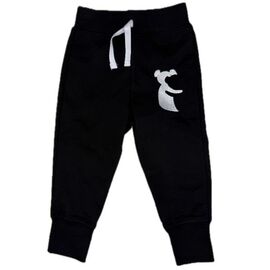 Штани дитячі спортивні зимові на дівчинку 20126 black р.1-4 "MALIBU" недорого оптом від прямого постачальника