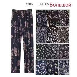 Фотография Штаны женские A706 mix р.7XL-10XL "JEANS KIDS" недорого оптом от прямого поставщика