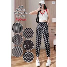 Фотография Штаны женские A768 mix р.7XL-10XL "JEANS KIDS" недорого оптом от прямого поставщика