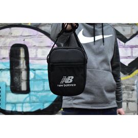 Сумка чоловіча CB404 black р.18*14*4 "Candy bags" недорого оптом від прямого постачальника