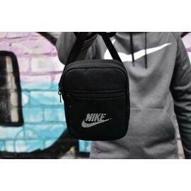 Сумка чоловіча CB408 black р.18*14*4 "Candy bags" недорого оптом від прямого постачальника