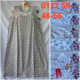 Нічня жіноча 0117SN mix р.48-56 "WHITE" недорого оптом від прямого постачальника