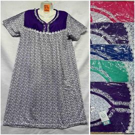 Фотография Ночнушка женская D311 mix р.58-66 "WHITE" недорого оптом от прямого поставщика