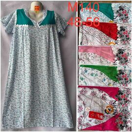 Фотография Ночнушка женская M140 mix р.48-56 "WHITE" недорого оптом от прямого поставщика