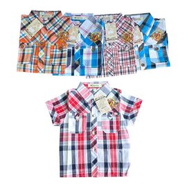 Фотография Рубашка детская лёгкая на мальчика SV1700 mix р.2-6 "WHITE" недорого оптом от прямого поставщика