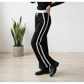 Штани спортивні жіночі 3314 black р.S-XL "VICTORY" недорого оптом від прямого постачальника