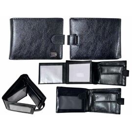 Фотография Кошелёк мужской 16-538-1 black р.12.5*12.3 "Trendshop" недорого оптом от прямого поставщика