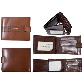Фотография Кошелёк мужской 40-L70-701 brown р.12.5*10*3 "Trendshop" недорого оптом от прямого поставщика