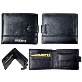 Фотография Кошелёк мужской 43-K1962A-09 black р.11.5*10*2.5 "Trendshop" недорого оптом от прямого поставщика