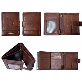 Фотография Кошелёк мужской 45-K8938-09 brown р.12*9*2.5 "Trendshop" недорого оптом от прямого поставщика