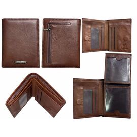 Фотография Кошелёк мужской 54-K2606-09 brown р.13*10.5*2.5 "Trendshop" недорого оптом от прямого поставщика
