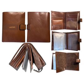 Фотография Кошелёк мужской 60-L12-701C brown р.14.5*10*3 "Trendshop" недорого оптом от прямого поставщика