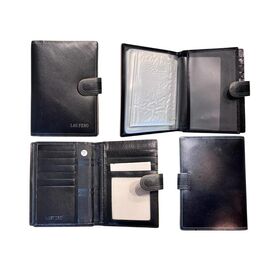 Фотография Кошелёк мужской 61-L18-630A black р.14.5*10*3 "Trendshop" недорого оптом от прямого поставщика