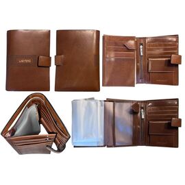 Фотография Кошелёк мужской 62-L60-701C brown р.14.5*10*3 "Trendshop" недорого оптом от прямого поставщика