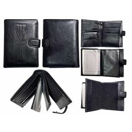Фотография Кошелёк мужской 65-L302B black р.14.5*10*3 "Trendshop" недорого оптом от прямого поставщика