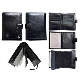 Фотография Кошелёк мужской 68-N302B black р.14.5*10*3 "Trendshop" недорого оптом от прямого поставщика