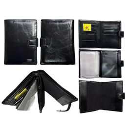 Фотография Кошелёк мужской 69F-302B black р.14.5*10*3 "Trendshop" недорого оптом от прямого поставщика