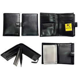 Фотография Кошелёк мужской 71-H-302B black р.14.5*10*3 "Trendshop" недорого оптом от прямого поставщика