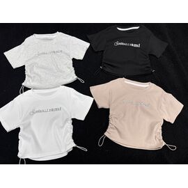 футболка дитяча на дівчинку 5856 grey р.120-160 "Fili kids" недорого оптом від прямого постачальника