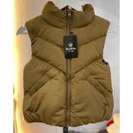 Фотография Жилетка детская на девочку FK1583 khaki р.6-14 "Fili kids" недорого оптом от прямого поставщика