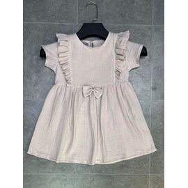 Сукня дитяча легка на дівчинку FK1621 beige р.116-128 "Fili kids" недорого оптом від прямого постачальника