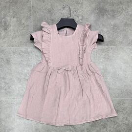 Сукня дитяча легка на дівчинку FK1624 beige р.116-128 "Fili kids" недорого оптом від прямого постачальника