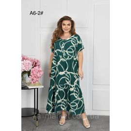 Фотография Платье женское домашнее р-ры 2XL-4XL (3цв) "FLOWER" купить недорого от прямого поставщика