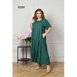 Фотография Платье женское домашнее р-ры 2XL-4XL (6цв) "FLOWER" купить недорого от прямого поставщика