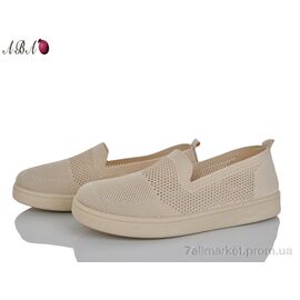 Фотография Слипоны женские тканевые Лето B5864-1-2 (8 пар р.40-43) "Aba" недорого оптом от прямого поставщика