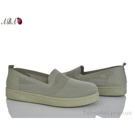 Фотография Слипоны женские тканевые Лето B5864-1-3 (8 пар р.40-43) "Aba" недорого оптом от прямого поставщика