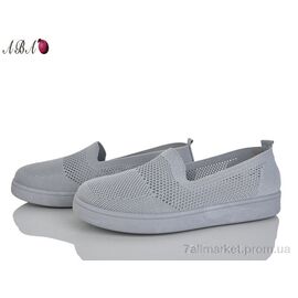 Фотография Слипоны женские тканевые Лето B5864-1-5 (8 пар р.40-43) "Aba" недорого оптом от прямого поставщика