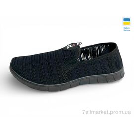 Фотография Слипоны мужские модные Лето 4100 чорний (12 пар р.41-45) "Rai shoes" недорого оптом от прямого поставщика